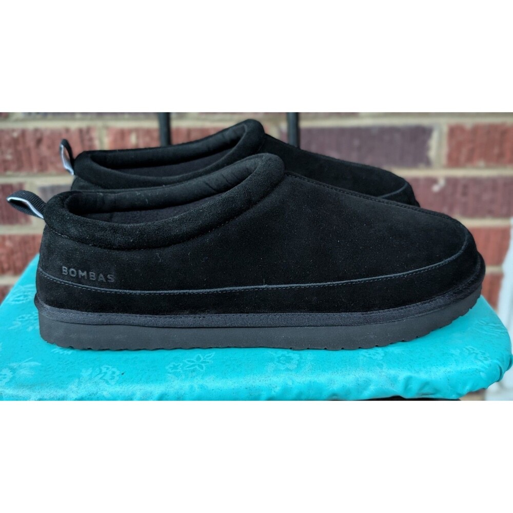 Bombas Saturday Suede Slip-On Men's Casual Shoes -Black-US 11